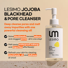 Lesimo Jojoba Blackhead & Pore Cleansing Oil 1X200ml Lesimo Jojoba Blackhead & Pore Cleansing Oil 1X200ml