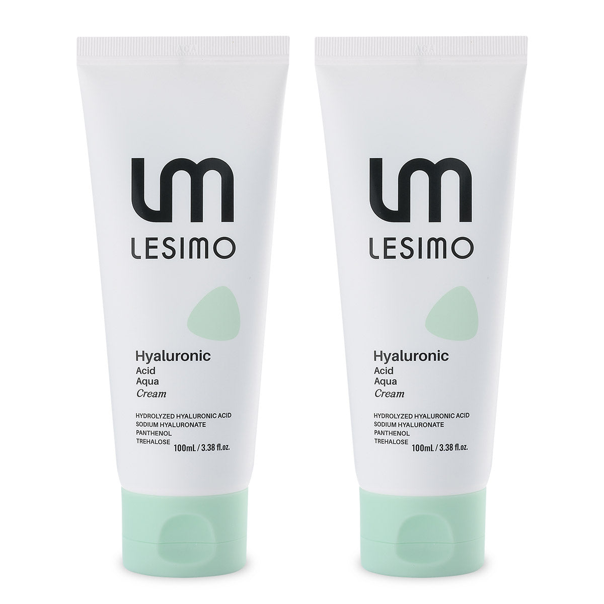 [Double] Lesimo Hyaluronic Acid Aqua Cream 2X100ml
