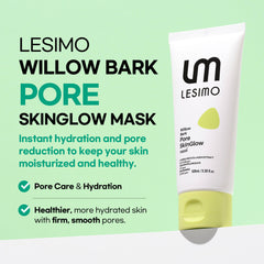 [Double] Lesimo Willow Bark Pore SkinGlow Mask 2X100ml