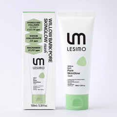 [Double] Lesimo Willow Bark Pore SkinGlow Mask 2X100ml